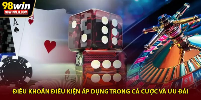 Điều khoản điều kiện áp dụng trong cá cược và ưu đãi